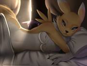 Sleeping With Renamon. [F] (doomthewolf) 