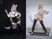 KDA Ahri Cosplay and Erocosplay versions - Mikomi Hokina