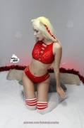 Nathy is your kitty gf this Christmas! - by Kate Key (self)