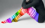 rainbow socks