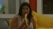 Playfully Deepthroating A Banana