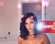 Bella Hadid Nip Slip