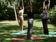 Yoga in the park