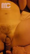 You can't really tell, but this is the beginning of a spitroast 