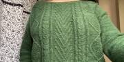 Sweater reveal.