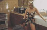 She doesn't really care how your day went. She just expects you to get on your knees and...