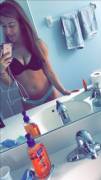 Cutie making sure it looks good