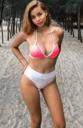 Pink and White
