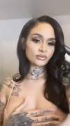 Kehlani Nip Slip From IG