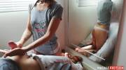 The Best And Longer Handjob, Two Cumshots And Ball Busting - Natali Fiction