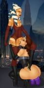 Dominance - Ahsoka Tano and Padme (skottichan)