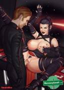 Darkside Rey and General Hux (HentaiBro)
