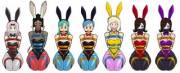 A collection of tied up bunny girls