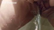 [Couple] She likes it better than her showerhead.
