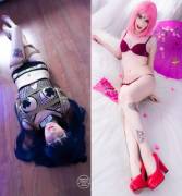 My Hinata and Sakura lewd cosplays! Who is best Naruto waifu? (Kerocchi)