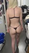 I could watch her walk in this thong all day