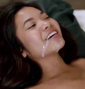 Sticky cum on vina