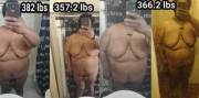 31M, 5'11", 366.2 lbs. I went backwards by 9 lbs this quarter. I got back on track in June, but I'll take this temp L as a permanent 9 lbs weight gain for this quarter. I'm hoping to show some progress again next quarter.