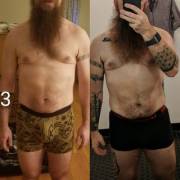 Scale says I am back peddling. (M/45 170&gt;180)