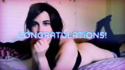 Congratulations, you're a sissy fuck-slut