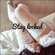 Good girls stay locked 