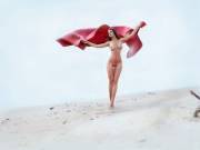 Julia Zu nude at the beach