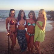 Holly Peers, Rosie Jones, India Reynolds and Rhian Sugden