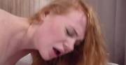 Lucky guy unloads inside a ginger teen