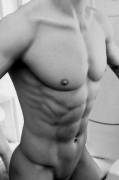 Sculpted abs