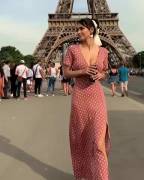 Busty in Paris (GIF)