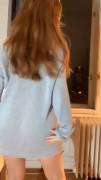 Redhead twerking