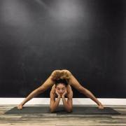 Naked yoga