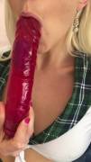 Very naughty schoolgirl