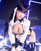 Hane Ame as Atago (Race ver)