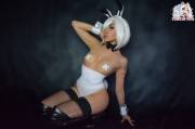 [SELF] 2Bunny from NieR: Automata cosplay (2B playboy style) - by Felicia Vox