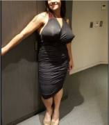 Braless in hotel