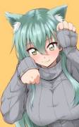 Sweater Neko Suzuya [Kancolle]