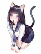 Neko Chitanda w/ Oreki [Hyouka]