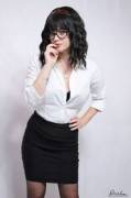 That one time my secretary got "tied up" at work.