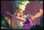 Princess Eilonwy's stroll in the woods (TheDirtyMonkey) [The Black Cauldron]