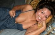 Nipple Peek And A Smile