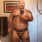 You like my new jock? First one. I think I'm digging it. &lt;3
