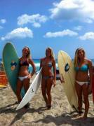 Surfer girls