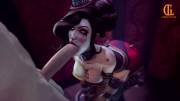 Mad Moxxi sucking dick (LorgeGucas) [Borderlands]