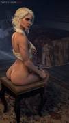 Ciri undressing (WitcherRes) [The Witcher]