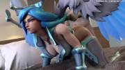 Coldsnap Furia getting fucked (GeckosCave) [Paladins]