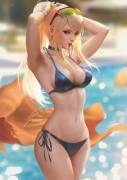 Summer Samus by raikoart