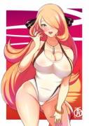 Swimsuit Cynthia (Revolverwing) [Pokémon]