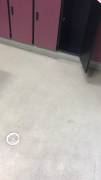 In the locker room