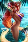 Summer Starfire (OlchaS) [Teen Titans]